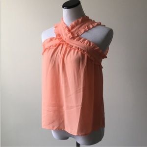J. Crew Drapey Wrap-Front Top